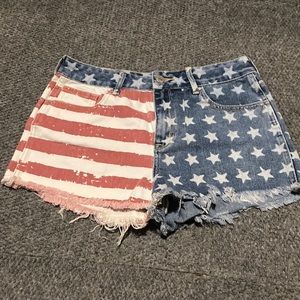 Bullhead Denim Company - USA Flag Shorts